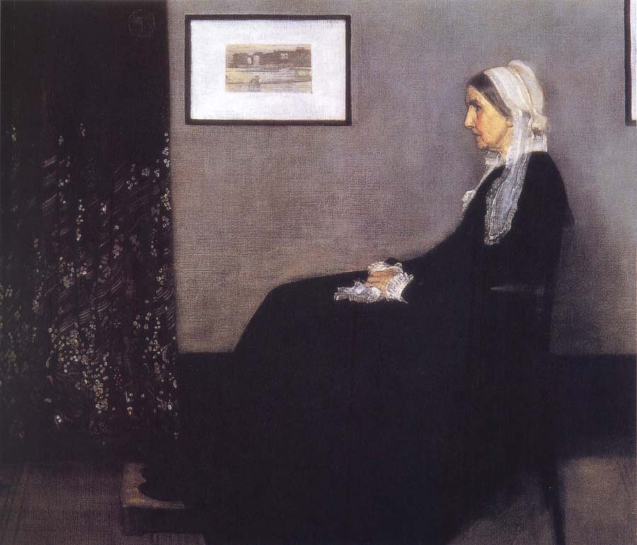 Arrangement in Grey and Black Nr.1 or Portrait of the Artist-s Mother